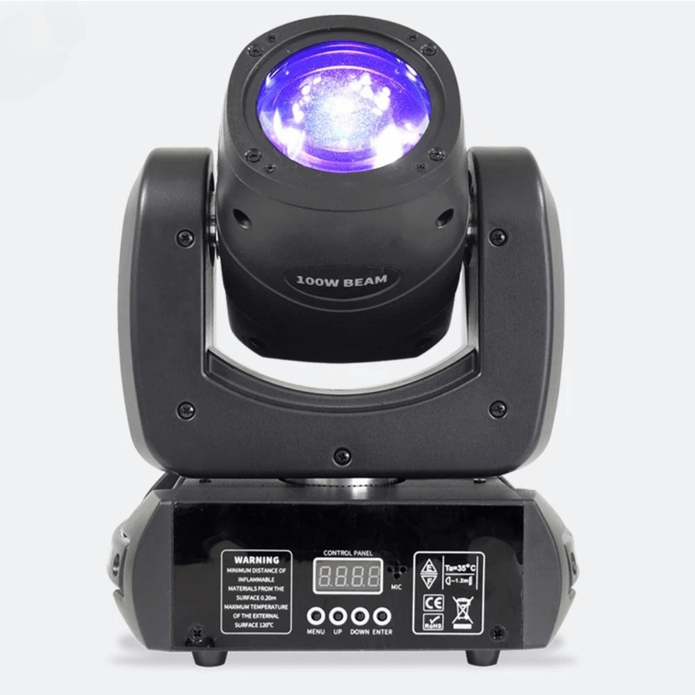 100W LED Beam Gobo Moving Head Stage Light Dazzling Effect DMX for Club KTV Disco DJ Party Lighting