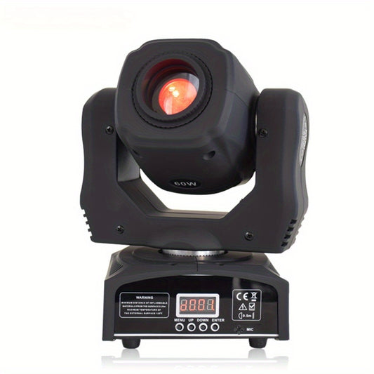 60W Led Gobo Moving Head Lights 8 Colors Dmx Led Stage DJ Spot Lighting Projector for Disco Club Party Wedding Bar Events